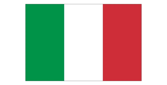 Schweiz-nach-Italien-Flagge