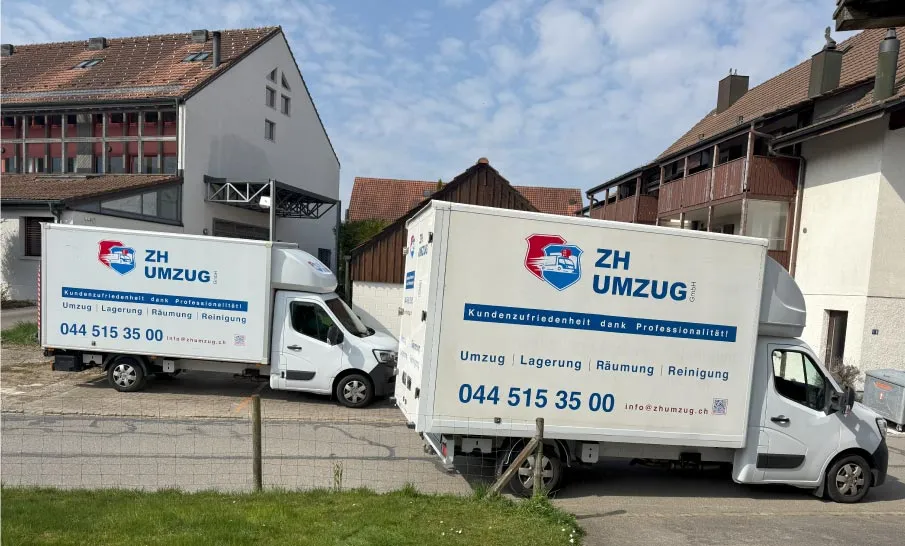 ZH Umzug Privatumzug zuverlaessige-umzugsfirma-lieferwagen-bei-der-kunde